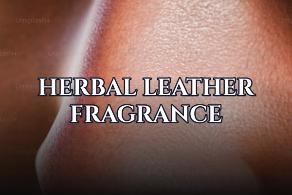 herbal leather fragrance
