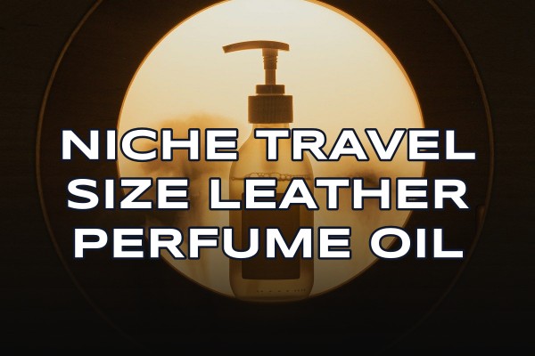 niche travel size leather perfume oil